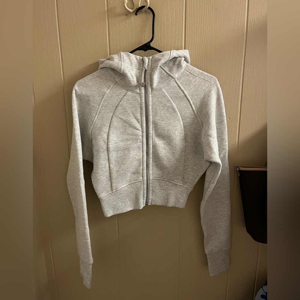 Lululemon Scuba Full-Zip Cropped Hoodie